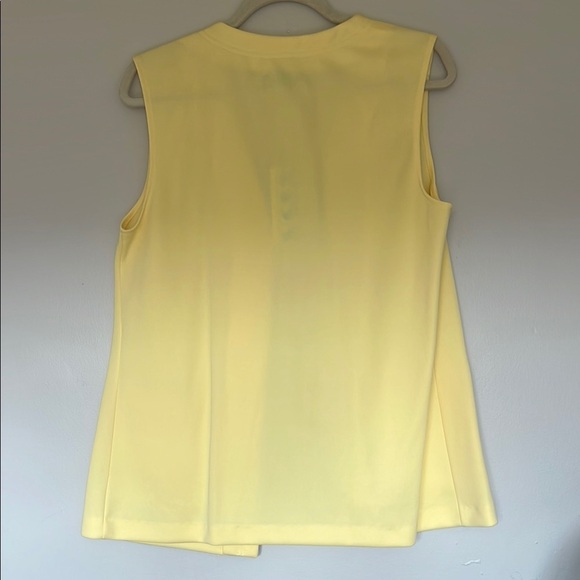 Vintage deadstock butter Yellow Vest Cricket Lane 70s 80s Cottagecore Retro mod - Picture 4 of 8